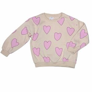 Zara Hearts Sweatshirt